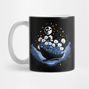 Dreamy Daisies and Starry Night Mug